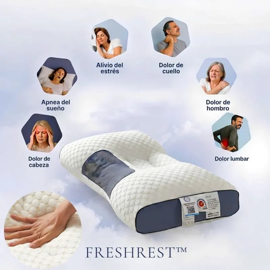 FreshRest™ | ¿Calor y Dolor de Cuello? La Almohada que Resuelve los Dos a la Vez