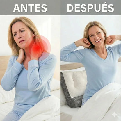 1+1 GRATIS | CONFORTSLEEP™ - La única almohada viscoelástica del mercado con soporte para la curvatura del cuello.