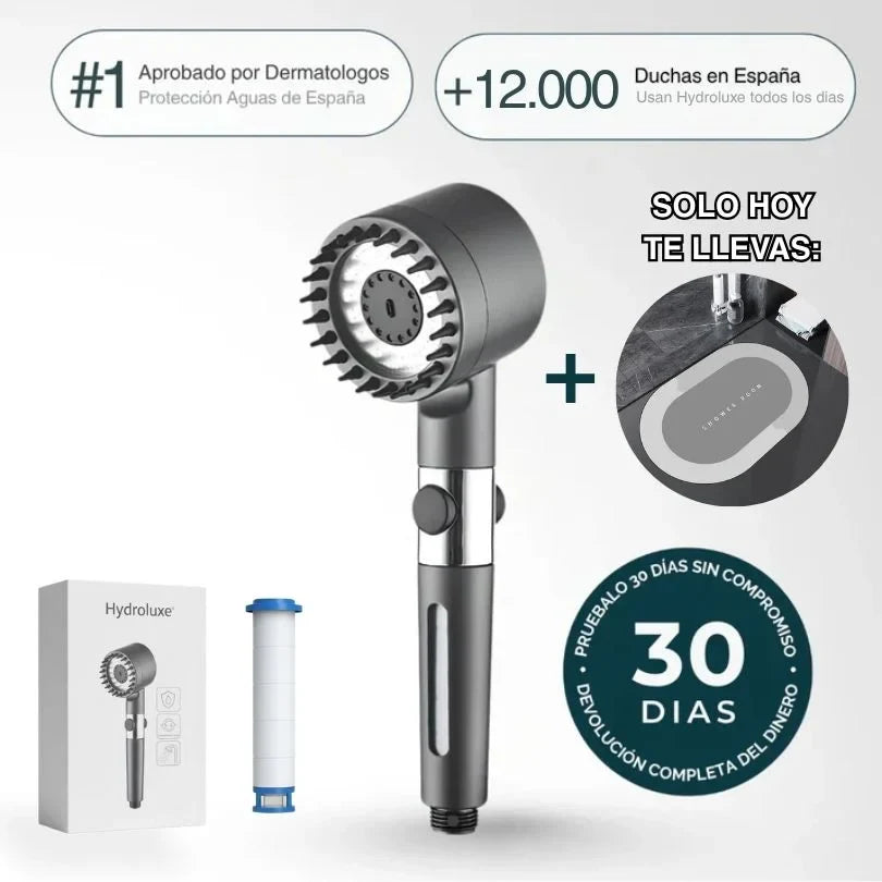 HYDROLUXE™ - Elimina el cloro y la cal de tu ducha