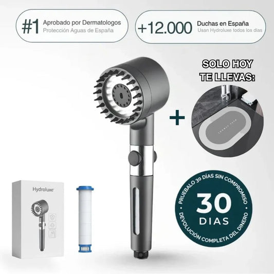 HYDROLUXE™ - Elimina el cloro y la cal de tu ducha