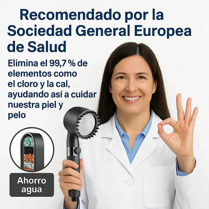 HYDROLUXE™ - Elimina el cloro y la cal de tu ducha